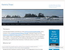 Tablet Screenshot of karenashaw.com